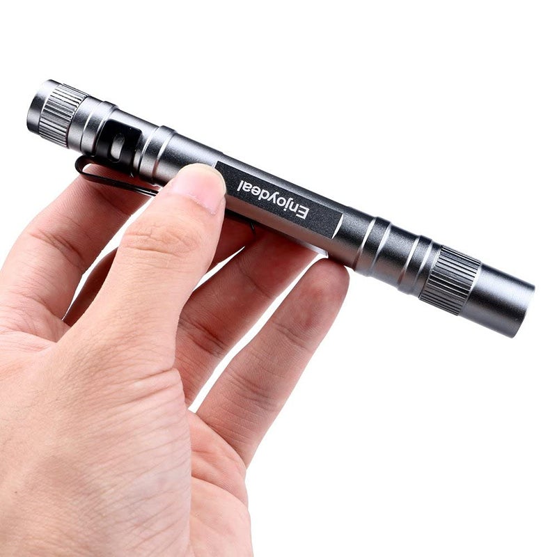 enjoydeal 5PCS Pen Flashlights 1000LM Ultra Slim Portable LED Penlight Pocket Pen Light Flashlight with Clip for Indoor Outdoor - Image 4
